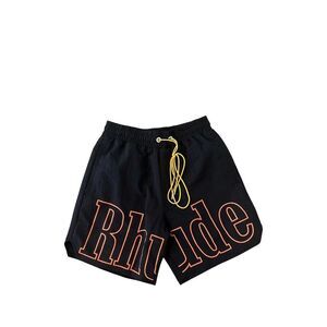Rhude Black Beachwear - Swim Shorts Men